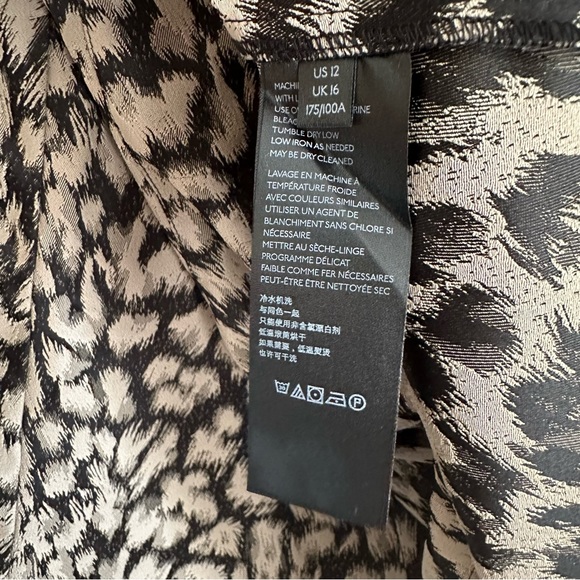 Free People Leopard Sleeveless mini dress size 12 - Picture 7 of 10